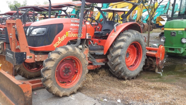 ขายถูกสุดๆ คูโบต้า M6040 พร้อมใบมีดและโรตารี่