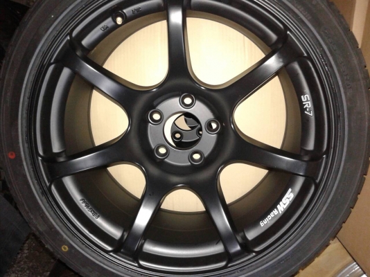 SR-7ขอบ 18  ใหม่ พร้อมยาง 265 35 18 ปี 13 กว้าง 9.5