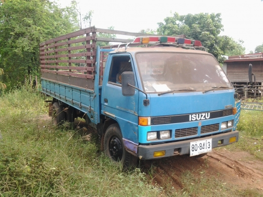 ISUZU NPR59P 115 แรง 4BD1 ยาว 5 เมตร เพาเวอร F หลัง