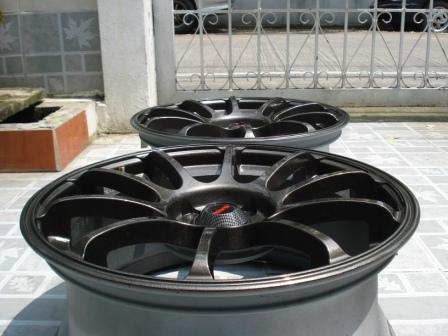 ขายแม็ก ADVANCE RZ ขอบ 17 4รู 100  7.5 ออฟ 42 ฝาครบ ก้านยกๆ 1 คู่