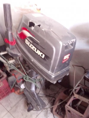 ขายเครื่องติดท้าย เรือ 5 HP เก่าญี่ปุ่น สภาพเดิมๆ