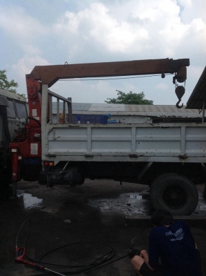 Hino FD154 ติดเครนยูนิก 3ตัน 6 เหลี่ยม ติดต่อคุณไก่ โทร0861237456