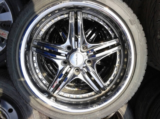 แม็กขอบ 17 5รู114  พร้อมยาง 205 45 17 ปี 12