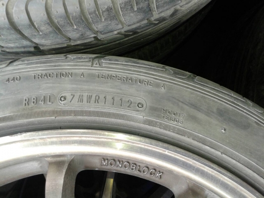 แม็กขอบ 17 x 7 พร้อมยาง 205 45 17 ปี 12