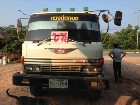 HINO F18 เครื่อง 185 แรงม้า สองเพลาดั้ม เดิมๆทุกอย่าง