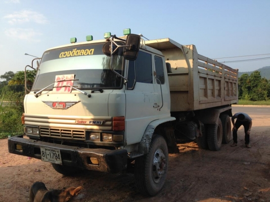 HINO F18 เครื่อง 185 แรงม้า สองเพลาดั้ม เดิมๆทุกอย่าง