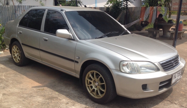 HONDA CITY TYPE-Z EXi 1.5 AT ปี 2001 รถสวยสภาพดีพร้อมใช้งาน เครื่องแห้งแรงดี ติดตั้งแก๊ส LPG ลงเล่มครบพร้อม ภายในเก๋งคอนโซลสวยครบ พวงมาลัยเพาเวอร์ ล้อแม็กลานสวย ยางสภาพดี 4 เส้นประมาณ 70\% พร้อมใช้งาน เอกสารทะเบียนภาษีครบพร้อมโอน ราคาต่อรองได้ครับ HONDA CITY TYPE-Z EXi 1.5 AT ปี 2001 รถสวยสภาพดีพร้อมใช้งาน เครื่องแห้งแรงดี ติดตั้งแก๊ส LPG ลงเล่มครบพร้อม ภายในเก๋งคอนโซลสวยครบ พวงมาลัยเพาเวอร์ ล้อแม็กลานสวย ยางสภาพดี 4 เส้นประมาณ 70\% พร้อมใช้งาน เอกสารทะเบียนภาษีครบพร้อมโอน ราคาต่อรองได้ครับ