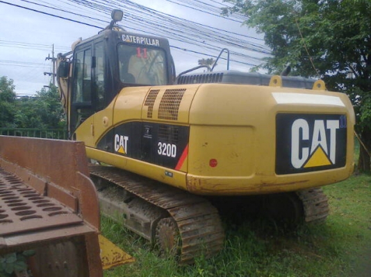 แบคโฮ CAT 320D กระบอกดำ ใช้งาน5พันช.ม เศษ เอกสารอินวอยซ์