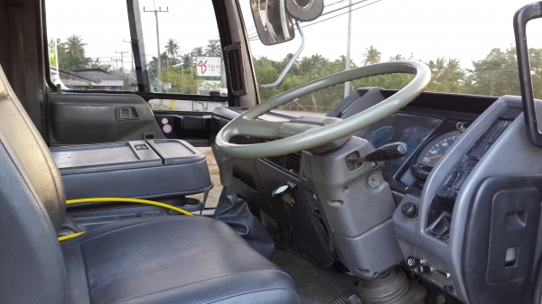 รถหกล้อใหญ่HINO ติดเครน 3 ตันท้องV เครื่อง195 แรงม้า พร้อมใช้