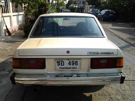 ขายรถยนต์ ปี82 โตโยต้า KE70 รุ่นขับหลัง เครื่อง4AG 1600cc.หัวฉีด เกียร์ธรรมดา แอร์เย็นหนาว ล้อแม็กสวยๆ ภายในดี เครื่องแน่นๆ ช่วงล่างดี ขายถูกๆ(ต่อรองราคาได้)