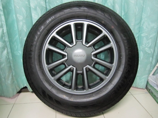 ขายล้อแม็ก Isuzu ALL NEW X-SERIES สีรมดำพร้อมยางป้ายแดง ขอบ 16