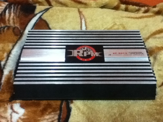 ขายแอมป์ RPM รุ่น RP-001.4(4ch) เนื้องานวงจรสวยๆขาย 1200.-