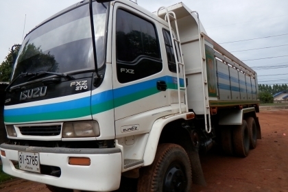 10ล้อดั้มISUZU DECA 270ปี ดั้มมิเนียม แม่ลูกๆ3คาน(เหล็ก)