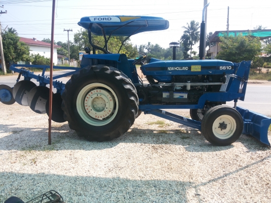 NEWHOLLAND 5610-S รุ่นใหม่* 98แรงม้า พร้อมใบดัน+ผาน3 ทะเบียนครบ ((086-2126921))