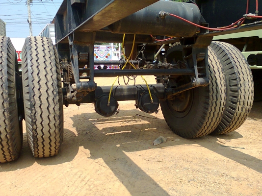 ลูกพ่วง ยาว 7.50 เมตร ไม่มีกระบะ 2 เพลา จดทะเบียน ปี 06