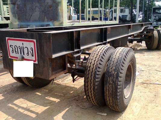 ลูกพ่วง ยาว 7.50 เมตร ไม่มีกระบะ 2 เพลา จดทะเบียน ปี 06