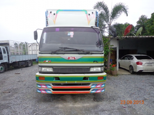 HINO HITECH รถห้าง เครื่อง 195 แรงม้า HO7D พวงมาลัยพาวเวอร์ เบรกทิฟฟี่ แอร์ครบ กระบะไม้ คอกสูง ยาว 7.50 ม. เครื่องดี คัตซีสวย สภาพเดิมๆ พร้อมใช้ ทะเบียน พร้อมโอน