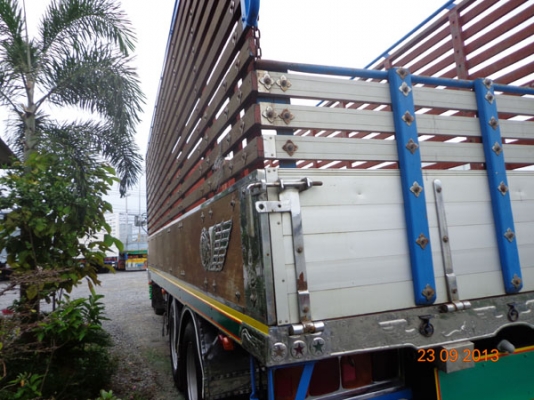 HINO HITECH รถห้าง เครื่อง 195 แรงม้า HO7D พวงมาลัยพาวเวอร์ เบรกทิฟฟี่ แอร์ครบ กระบะไม้ คอกสูง ยาว 7.50 ม. เครื่องดี คัตซีสวย สภาพเดิมๆ พร้อมใช้ ทะเบียน พร้อมโอน