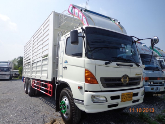 HINO MEGA FL1J รถห้าง เครื่อง 220 แรงม้า JO8C TURBO INTER COOLER พวงมาลัยพาวเวอร์ เบรกทิฟฟี่ แอร์ครบ