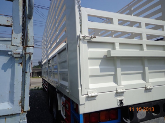 HINO MEGA FL1J รถห้าง เครื่อง 220 แรงม้า JO8C TURBO INTER COOLER พวงมาลัยพาวเวอร์ เบรกทิฟฟี่ แอร์ครบ กระบะ เหล็กคอกสูง ยาว 7.50 ม. เครื่องดี คัตซีสวย เดิมๆ พร้อมใช้ ทะเบียน พร้อมโอน