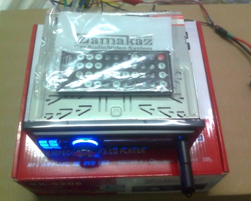 เครื่องเล่นวิทยุ DVD-CD-MP3-USB. SD. ZAMAKAZ