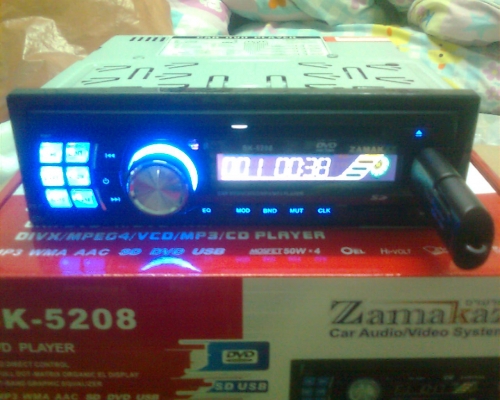 เครื่องเล่นวิทยุ DVD-CD-MP3-USB. SD. ZAMAKAZ
