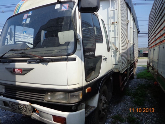 HINO HITECH รถประกอบ เครื่อง 210 แรงม้า HO7C TURBO พวงมาลัยพาวเวอร์ เบรกทิฟฟี่ ตู้บรรทุก ยาว 7.20 ม.
