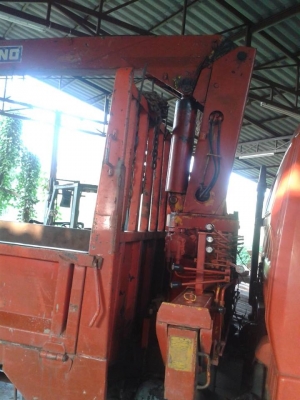 รถหกล้อ HINO FB112 รถปี 35 ติดเครน TADANO 3 ตัน รถสภาพกิ๊บ มีทะเบียนครบ