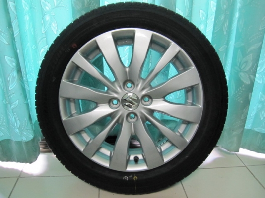 ขายล้อแม็ก Suzuki Swift ตัวท๊อปขอบ 16 พร้อมยางป้ายแดงปี 13