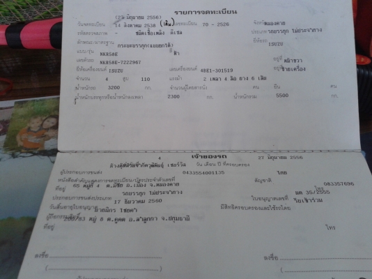 รถ 6ล้อ ISUZU NKR58E ปี 2538 ราคา 298,000 บ