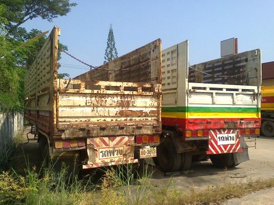 HINO FM221 หัวลาก 2 เพลา เครื่อง EK100 พร้อมหาง RCK 2 คาน