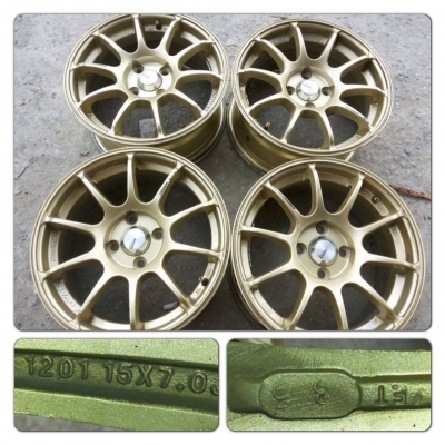 ขายแม็กมือ2ขอบ 15 Advan RS 4 รู100 ราคา 7,300 บาทราคาถูก