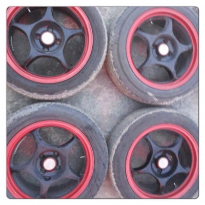 ขายล้อแม็กซ์มือ2 Enkai pro1ขอบ16 4รู100 + ยาง ราคา 8,900 บาทถูก