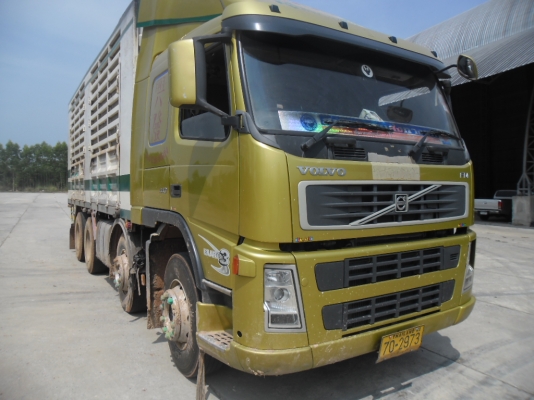 ขายรถพ่วงไม่ดั้ม VOLVO 440 แรง EURO3 ปี50-24 ล้อสวยสุดๆเดิมแม่ 12 ล้อลูก 3 เพลายาว 7.5 เมตรสภาพพร้อมใช้