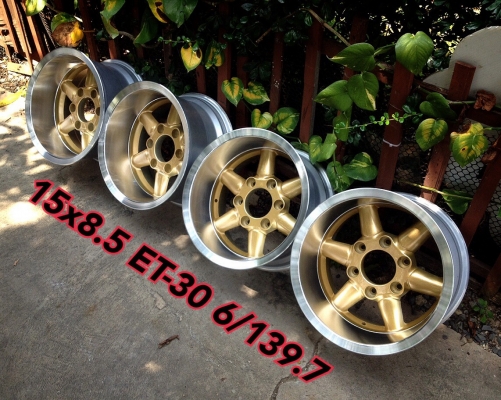 ขายล้อ SRS Germany ขอบ 15x8.5 ET-30 6/139.7 ออฟลึก 5 นิ้ว หล่อๆ ครับ