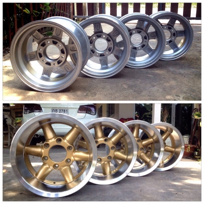 ขายล้อ SRS Germany ขอบ 15x8.5 ET-30 6/139.7 ออฟลึก 5 นิ้ว หล่อๆ ครับ