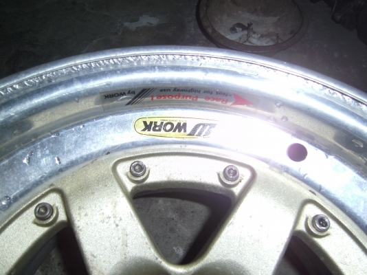 ขาย ล้อ WORK แท้ ขอบ 13 กว้าง 8 นิ้ว