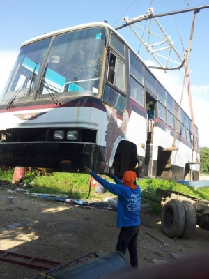 ขายกระดองบัสพัดลม 45000ไม่รวมเบาะ