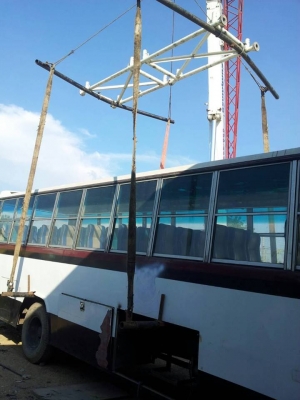 ขายกระดองบัสพัดลม 45000ไม่รวมเบาะ