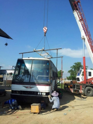 ขายกระดองบัสพัดลม 45000ไม่รวมเบาะ