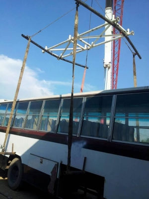 ขายกระดองบัสพัดลม 45000ไม่รวมเบาะ