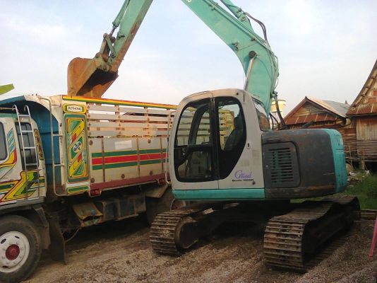 ขายรถแมกโคSK135SR เก่านอกไม่เคยใช่งานในไทย เอกสาร์ครบ ไฟฟ้าครบ เอ็วแนน่ ช่วงล่างสวย ปีyy02