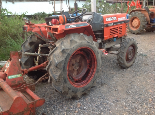 ปัญญาแทรคเตอร์มาแล้ว...จัดมาให้ครับ คูโบต้า L2605 พร้อม โรตาลี่โชคชัย เครื่องดี เกียร์ดี ครับ