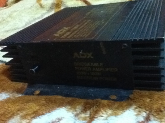 ขายแอมป์เก่าเก็บ ADX รุ่น SX-2000 (2ch) ใช้ได้ปกติ 600.-