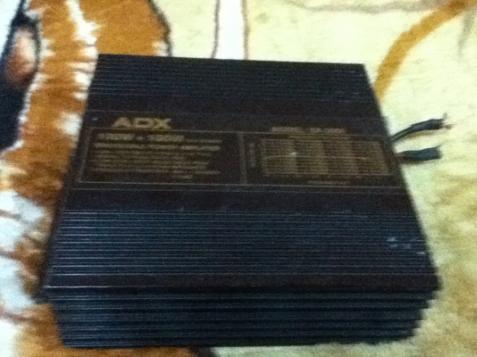 ขายแอมป์เก่าเก็บ ADX รุ่น SX-2000 (2ch) ใช้ได้ปกติ 600.-