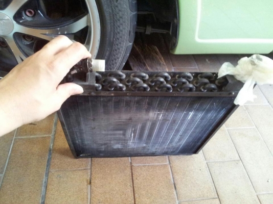 แผงแอร์3ชั้น เคยใส่ในอีซูซุไม่รั่ว