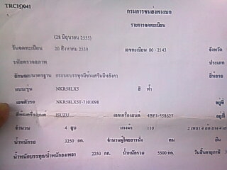 NKR 58 LX5 110 แรง  ปี39