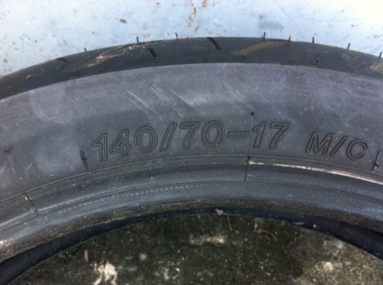 ยางใหม่ ใส่บิ้กไบค์ ถอดมาจาก z250 สดๆๆ