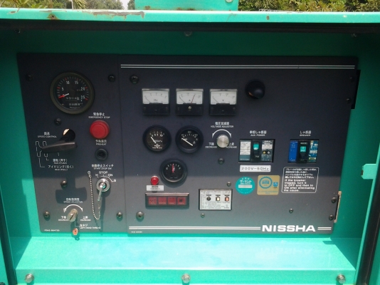 ขายเครื่องปั่นไฟ Nippon sharyo 60 kva