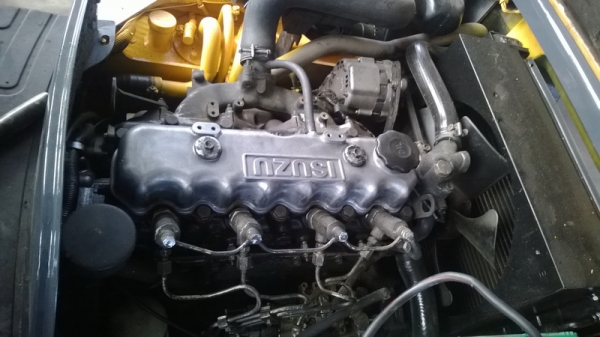 รถยก TCM น้ำหนักยก 1.5 ตัน เสาสูง 3 เมตรเข้าตู้ เครื่องดีเซล เกียร์ออโต้